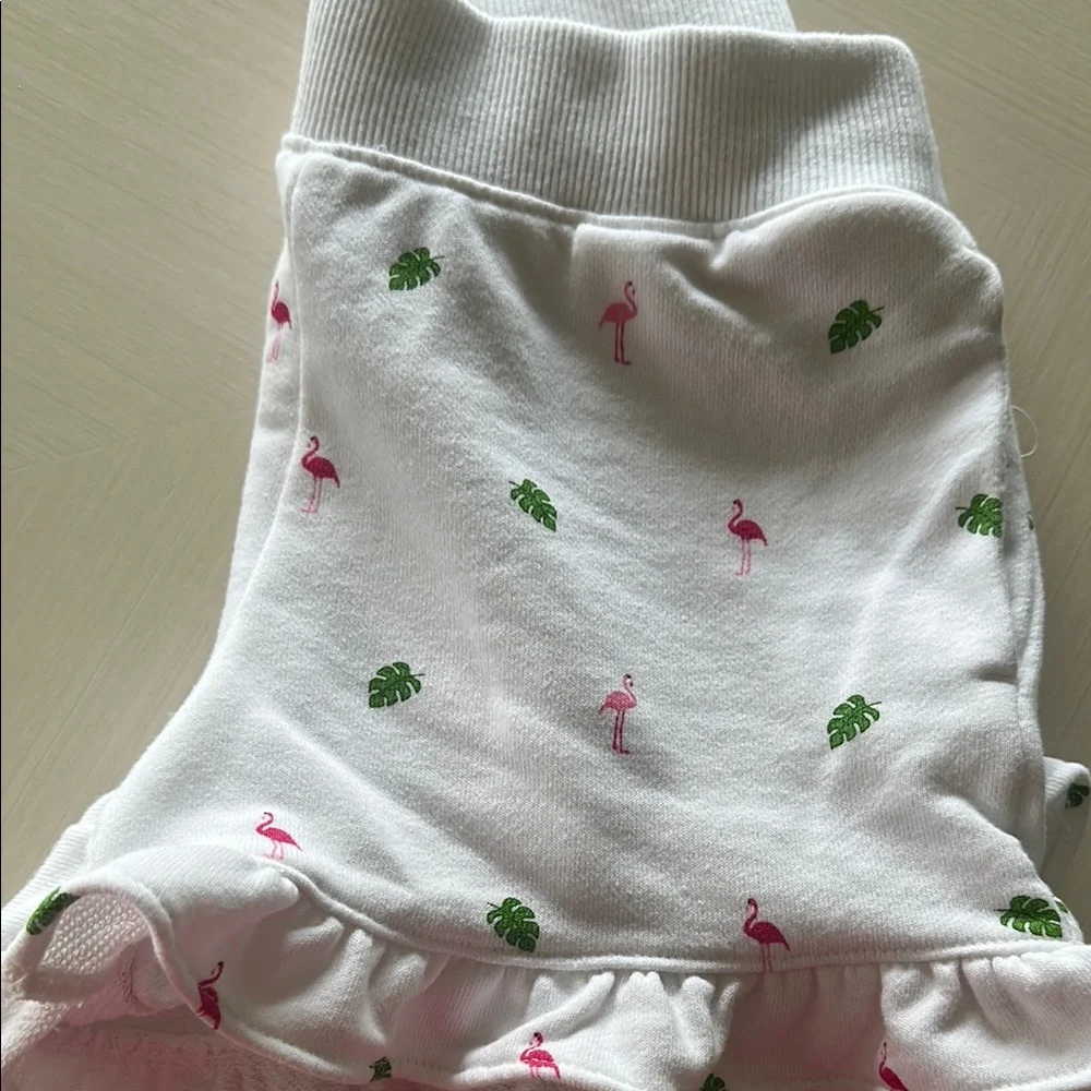 Janie and Jack White and Pink Ruffled Diaper Covers